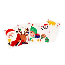 Lot de 70 autocollants électrostatiques Noël pour fenêtre Legami