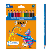 Pochette de 18 crayons de couleur - Evolution ECOlution - Bic Kids
