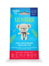 Kit de mini crochet amigurumi Anchor - Koala