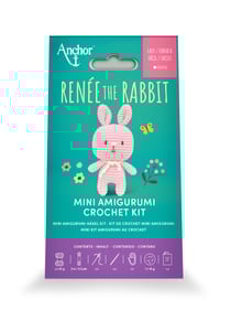 Kit de mini crochet amigurumi Anchor - Lapin