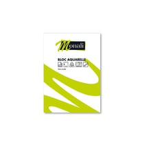 Bloc aquarelle 18 x 25 cm - Monali