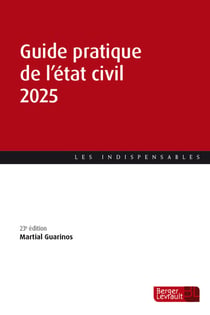Guide pratique de l'état civil (édition 2025)