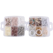 Grande boîte de perles naturelles - Créalia