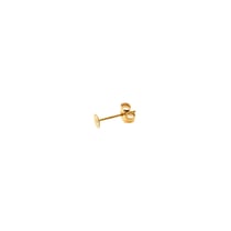 Boucles d'oreilles clous x4 - 4 mm - Acier inoxydable doré - Créalia
