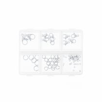 Set d'apprêts pour bijoux - Acier inoxydable argenté - Créalia