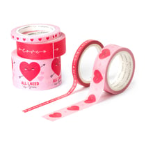 Lot de 5 rubans adhésifs Legami - coeur