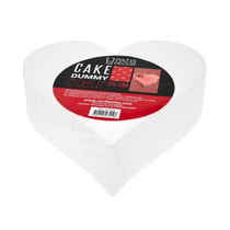 Gâteau factice Dummy - coeur - 25 cm - Gatodéco