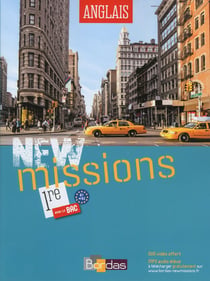New Missions : anglais - 1ère - manuel + dvd rom (édition 2015)