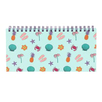 Planner semainier spirale – 27,6 x 13,4 cm - Océan – Cultura