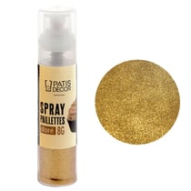 Spray de paillettes dorées Patisdécor - 8 g