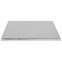 Carton rectangle - argent - 20 x 30 cm - Gatodéco