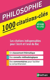 Philosophie - 1000 citations-clés (édition 2020)