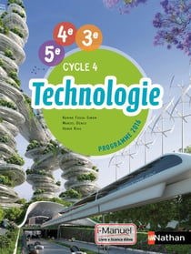 Technologie cycle 4 - 5ème/4ème/3ème - livre + licence élève - i-manuel bi-media (édition 2016)