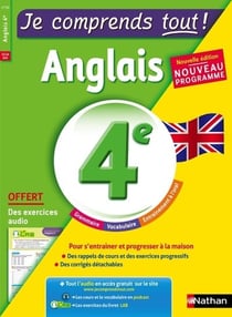 Je comprends tout : anglais - 4e