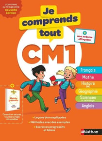 Je comprends tout Tome 4 : toutes les matières - CM1 (édition 2019)