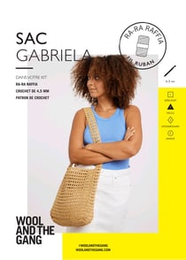Modèle sac Gabriela Raffia Dmc - Wool And The Gang