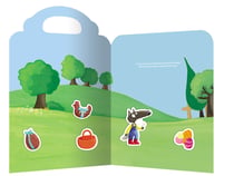 P'tit Loup : Mes stickers en relief : Vive Pâques !