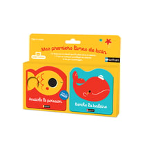Mes premiers livres de bain : Berthe la baleine - Anatole le poisson