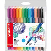 Pochette 12 stylos-feutres STABILO - pointMax - pointe moyenne