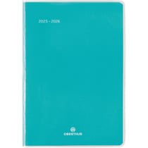 Agenda semainier 2025/2026 Oberthur - Vert - 10 x 15 cm - Colorside
