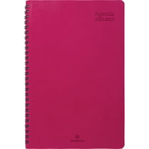 Agenda semainier 2025/2026 Oberthur - Fuchsia - 17 x 24,5 cm - Grenade