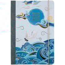 Agenda semainier 2025/2026 Oberthur - Vagues - 17 x 24,5 cm - Sakura