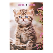 Agenda scolaire 2025/2026 - 12x17 cm - Chat - Cultura