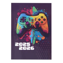 Agenda scolaire 2025/2026 - 12x17 cm - Jeux vidéos - Cultura