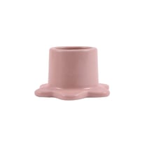Capuchon fleur en céramique - Diffuseur de parfum - Rose - Ø 6 cm - Créalia