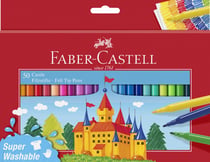 Lot de 50 feutres de coloriage - Faber Castell - Château