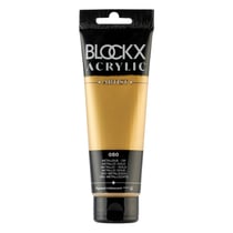 Tube 120 ml de peinture Blocks Acrylic - Or - Opaque