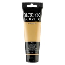 Tube 120 ml de peinture Blocks Acrylic - Jaune de Naples - Opaque