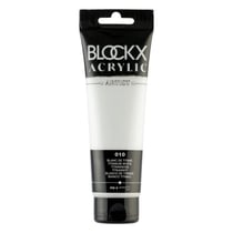Tube 120 ml de peinture Blocks Acrylic - Blanc de titane - Opaque
