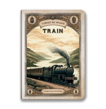 Carnet de voyage Aventura Editions - 21 x 14,8 cm - Train : à chaque train, une histoire - 124 pages lignées