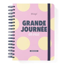 Agenda scolaire journalier 2025-2026 Mr Wonderful - Journée en vue