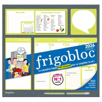 Frigobloc Hebdomadaire : Calendrier d'organisation familiale / semaine (édition 2026)