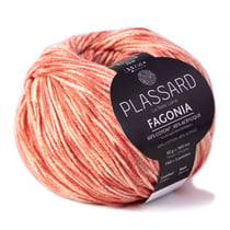 Pelote de fil à tricoter - Plassard - Fagonia - Corail 50