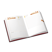 Agenda scolaire journalier 2025/2026 L'Etudiant - Métal rose - 15 x 20 cm