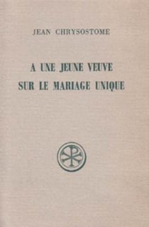 A une jeune veuve- - Sur le mariage unique