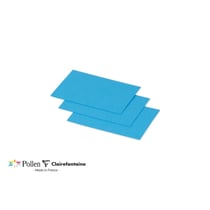 25 cartes Pollen 70x95 mm  - Bleu turquoise