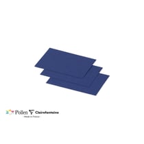 25 cartes Pollen 70x95 mm  - Bleu nuit