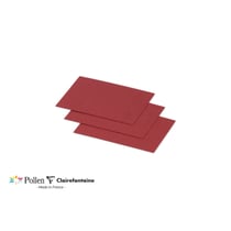 25 cartes Pollen 70x95 mm  - Bordeaux