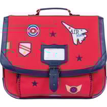 Cartable Tann's - Rouge - Les Fantaisies Antoine - 2 compartiments