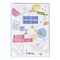 Agenda Forum personnalisable - Clairefontaine - 12 x 17 cm - Journalier Août 2025 à Juillet 2026