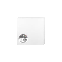 25 cartes pliées Pollen 160x160 mm  - Blanc irisé