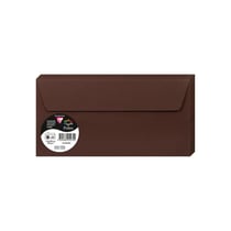 20 enveloppes Pollen 110x220 mm - Cacao