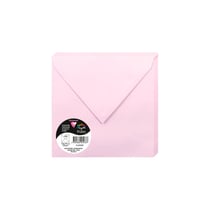 20 enveloppes Pollen 165x165 mm  - Rose dragée