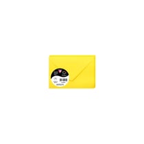 20 enveloppes Pollen 75x100 mm  - Jaune soleil