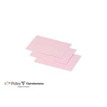 20 cartes Pollen 70x95mm - Rose dragée