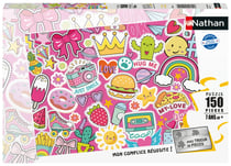 Puzzle 150 pièces - Nathan - Pop, Fun & Stickers